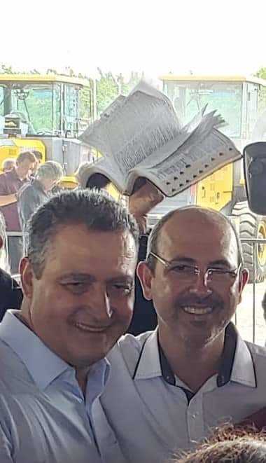 Prefeito Oziel foi a Salvador para trazer novos maquinários através do CIMA